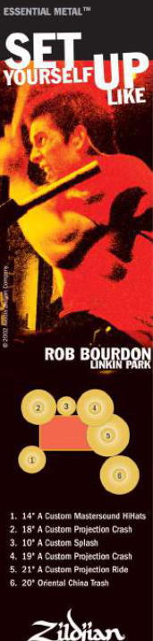 Zildjian Rob Bourdon Ad.png