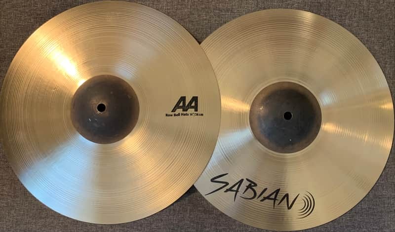 File:Sabian AA 14" Raw Bell Hats 1.jpg